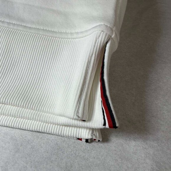 NWT Embroidered Tommy Logo Sweatshirt, Size XXL, White - Picture 7 of 9